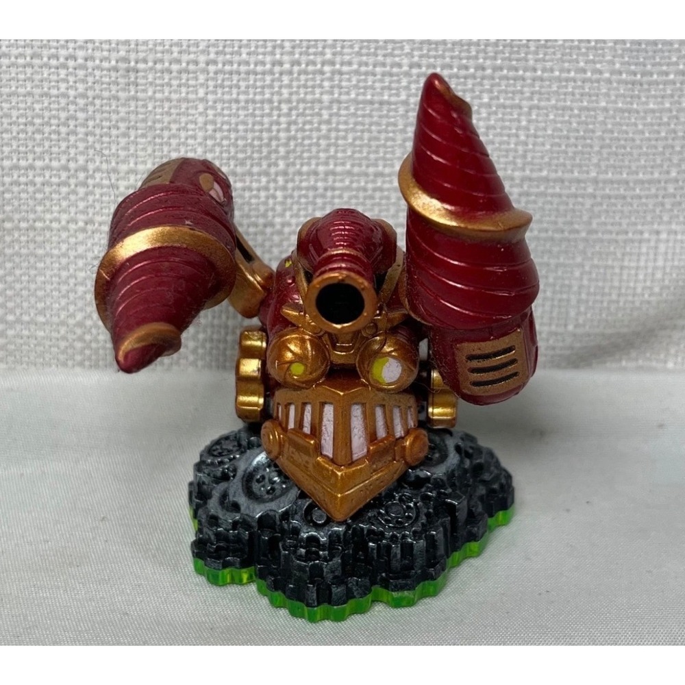 Skylanders Spyros Adventure Drill Sergeant Figure Tech 84176888 Red Gold 2011